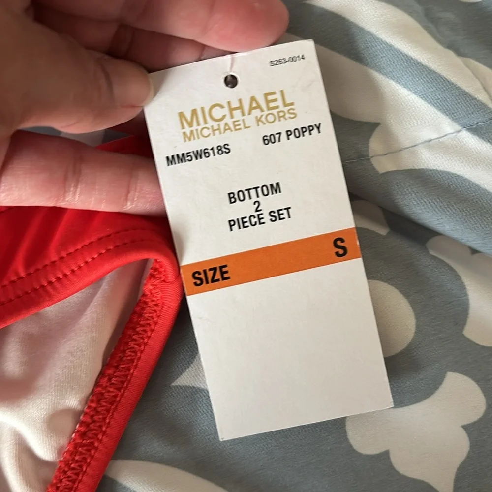 Michael Kors bikini set Poppy size small